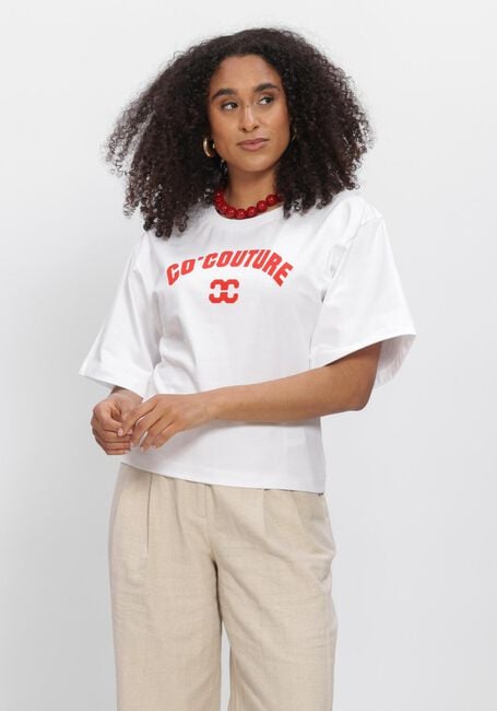 CO'COUTURE T-shirt ZENGACC TEE O-NECK en blanc - large