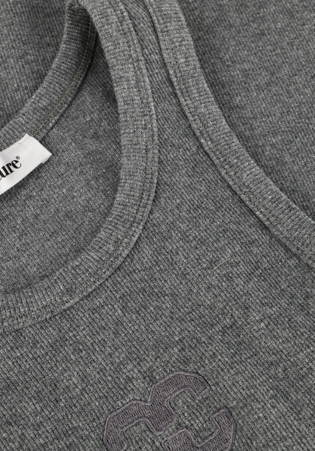 CO'COUTURE Haut SAHARACC EMBROIDERY TANK TOP en gris - large