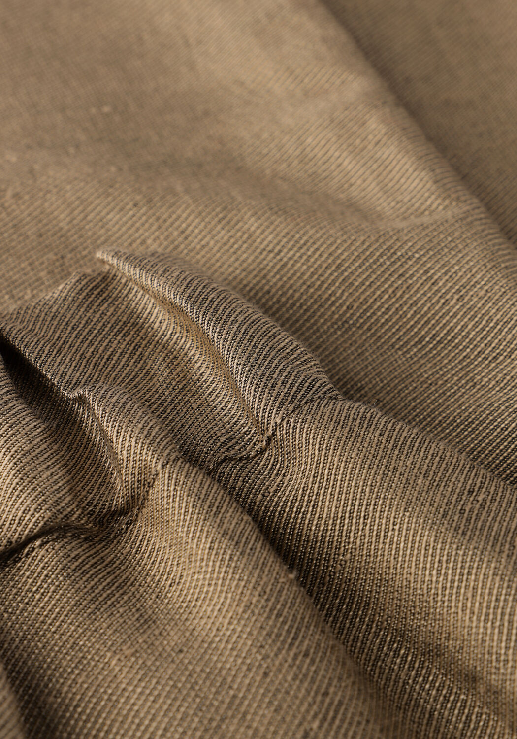 BY-BAR Pantalon large BENJI GLOSS PANT Kaki - large