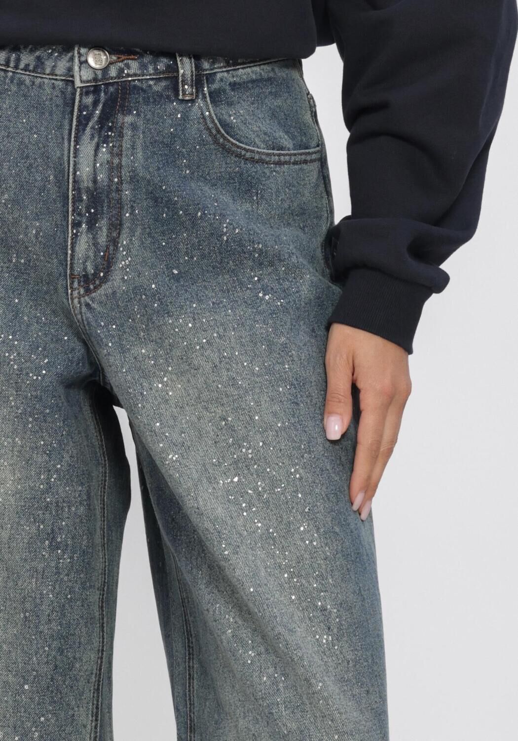 Blauwe ELEH Wide jeans EFWJ260012 - large