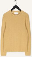 SELECTED MEN Pull SLHROCKS LS KNIT CREW NECK G N en jaune SELECTED MEN Pull SLHROCKS LS KNIT CREW NECK G N en jaune - medium