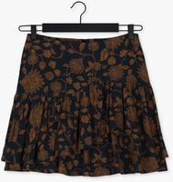 BY-BAR Mini-jupe ELENA GOLDEN FLOWER SKIRT en noir