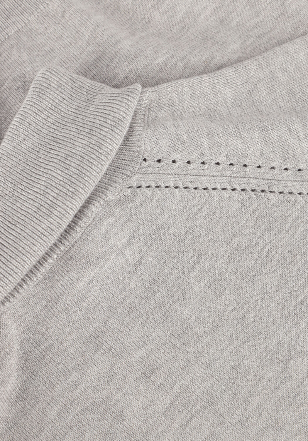 SUMMUM Col roul&eacute; TURTLE NECK SWEATER SOFT VISCOSE POLYAMIDE KNIT en gris - large