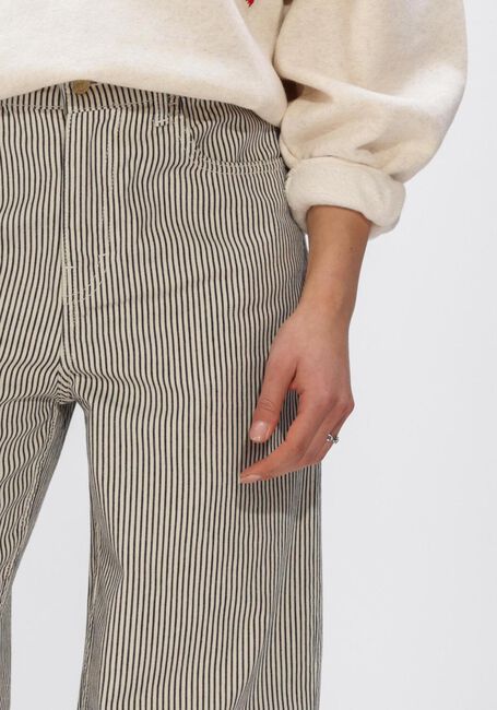 BY-BAR LEW STRIPE PANTS Pantalons &Eacute;cru - large