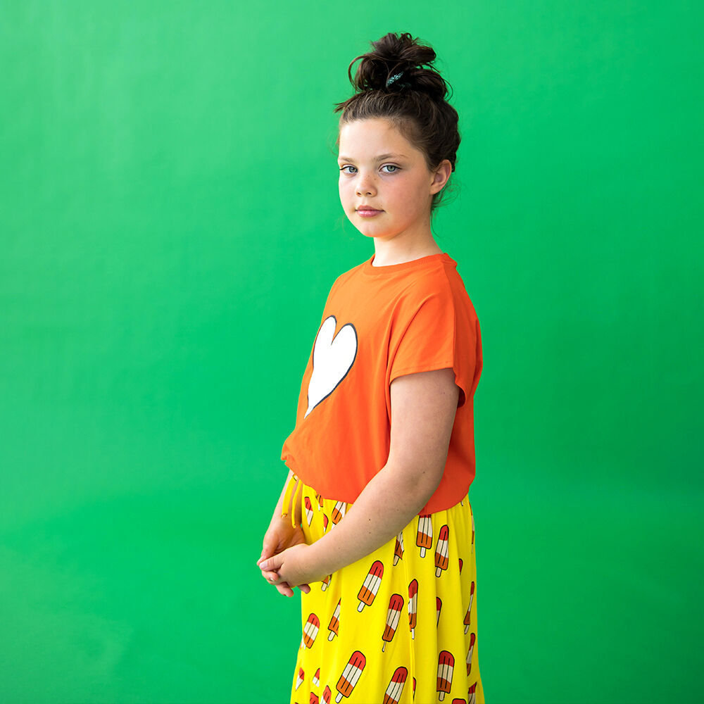 Rode CARLIJNQ Top BASIC - BALLOON TOP WITH PRINT - large