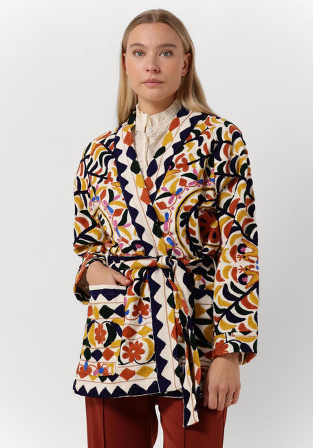 SISSEL EDELBO Kimono SALOME BLANKET JACKET Blanc - large