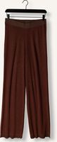 Bruine MINUS Wijde broek ALLIE HIGH WAISTED WIDE LEG METALLIC KNIT PANT Bruine MINUS Wijde broek ALLIE HIGH WAISTED WIDE LEG METALLIC KNIT PANT - medium