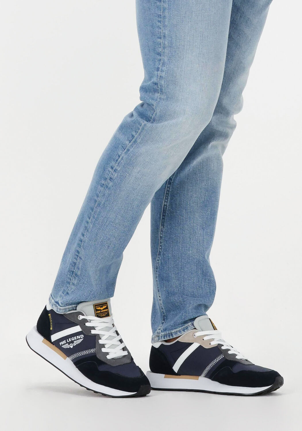 Blauwe PME LEGEND Lage sneakers GRUMMLER | Omoda