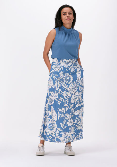 JANSEN AMSTERDAM Jupe maxi KELLY en bleu - large