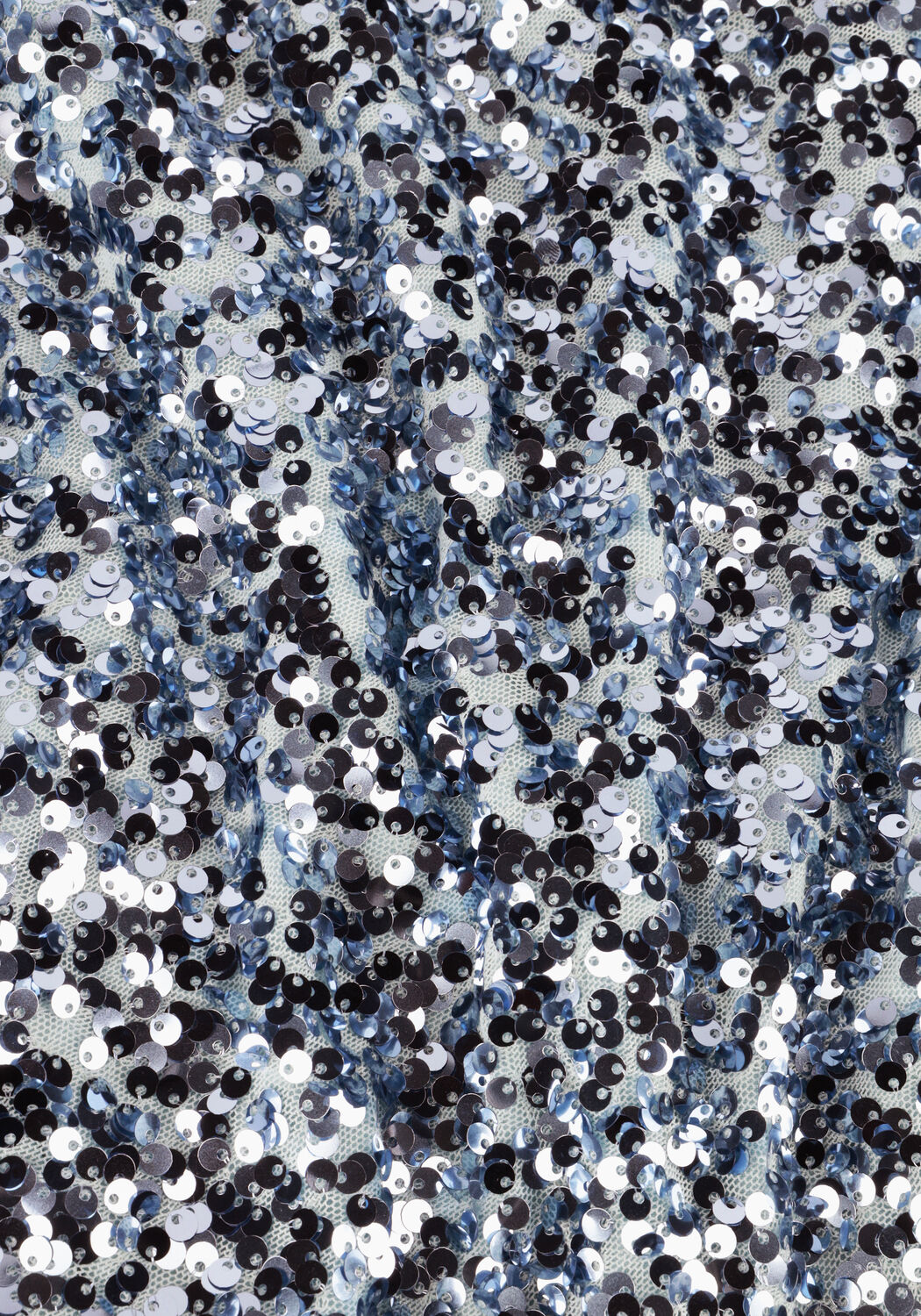 NEO NOIR Robe maxi LYDIA SEQUINS DRESS Bleu clair - large