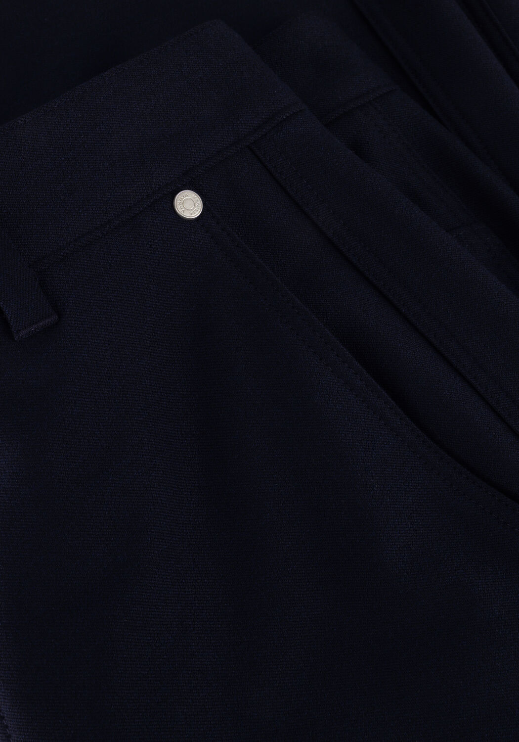 VANILIA Pantalon FLANEL COMFI Bleu fonc&eacute; - large