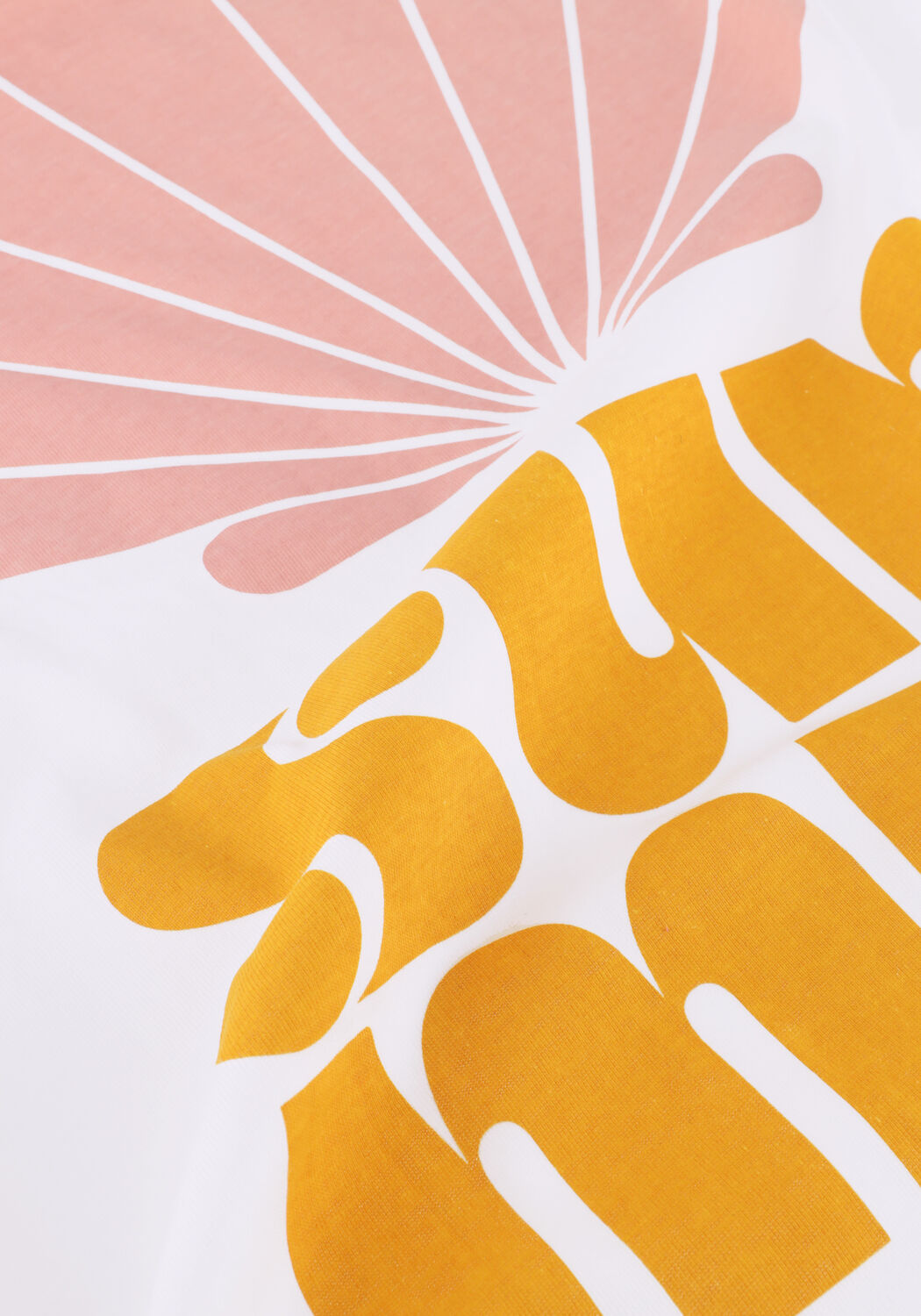 Witte COLOURFUL REBEL T-shirt SUMMER SHELL BOXY TEE - large