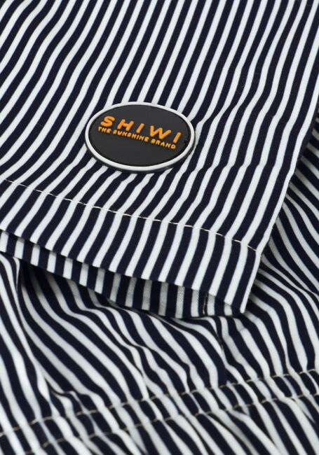 Donkerblauwe SHIWI  SWIM SHORTS SKINNY STRIPE - large