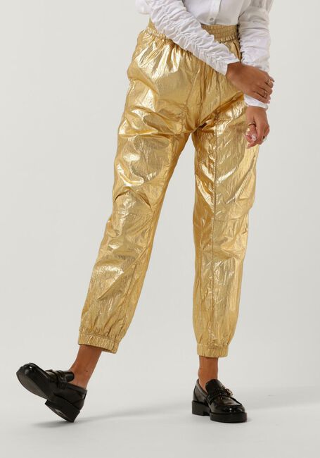 CO'COUTURE Pantalon TRICE METAL TECH PANT en or - large