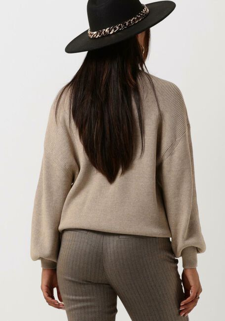 MSCH COPENHAGEN Col roulé MAGNEA RACHELLE RIB PULLOVER en beige - large