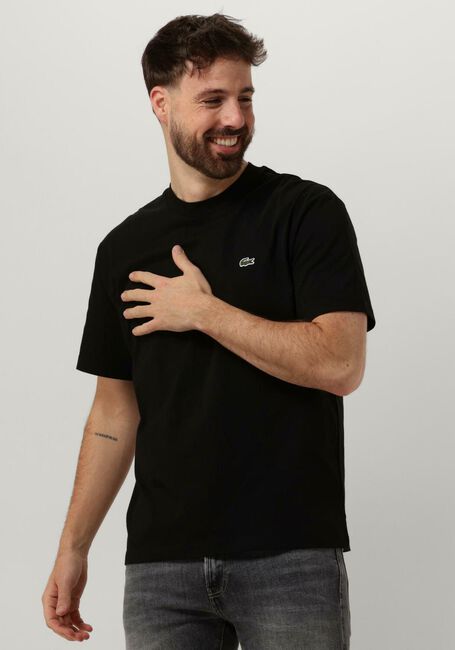 LACOSTE T-shirt COTTON T-SHIRT en noir - large