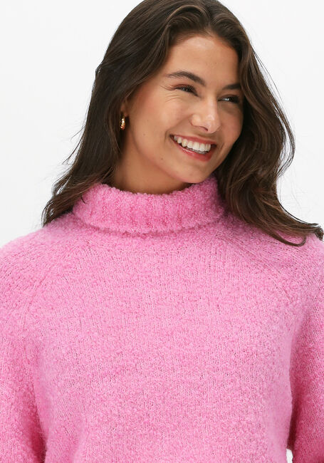 SELECTED FEMME Pull SLFMYAH LS KNIT ROLL-NECK G en rose - large