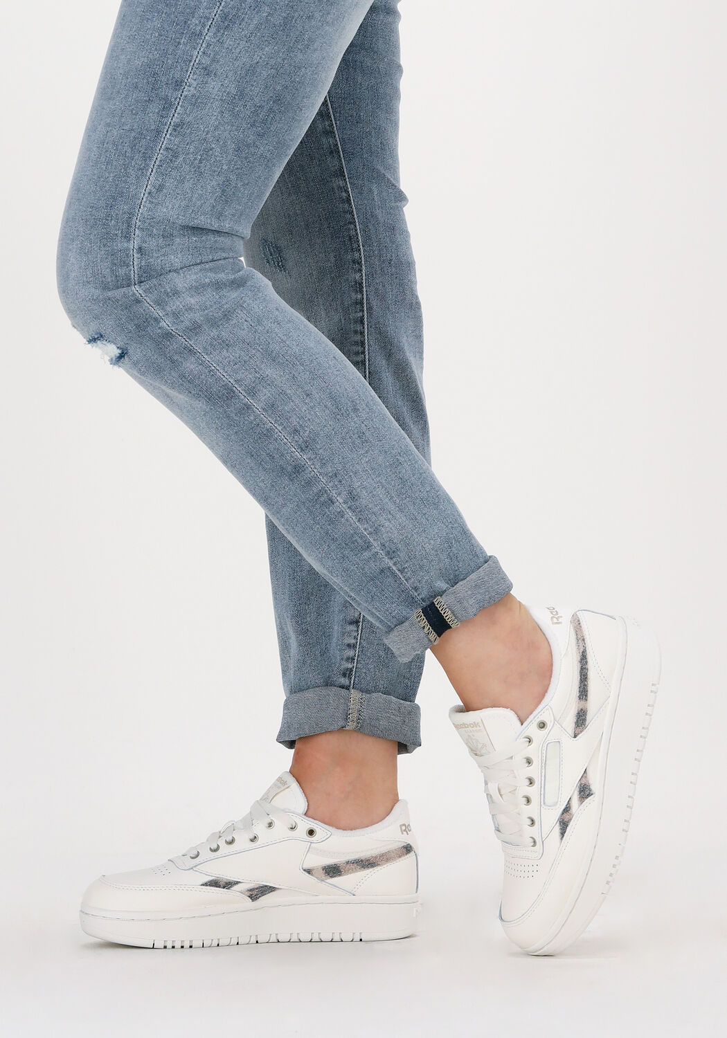 Witte REEBOK Sneakers CLUB C DOUBLE WMN - large