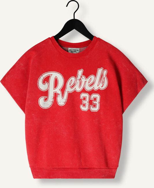 Rode COLOURFUL REBEL Top REBELS 33 ACID WASH DRPPD SHLDR SWEAT SS Rode COLOURFUL REBEL Top REBELS 33 ACID WASH DRPPD SHLDR SWEAT SS - large