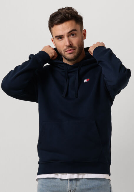 TOMMY JEANS Pull TJM REG BADGE HOODIE EXT Bleu foncé - large
