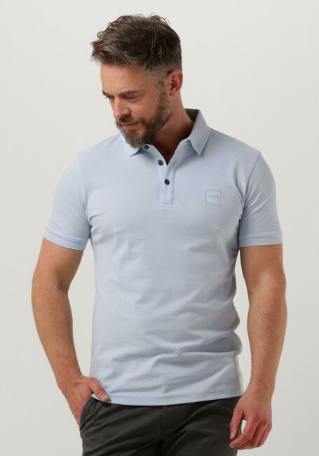 Lichtblauwe BOSS ORANGE Polo PASSENGER - large
