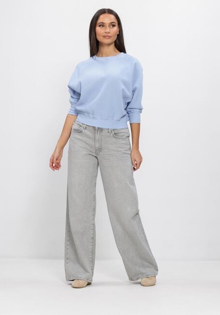 SUMMUM Pull JERSEY FADE-OUT SWEAT en bleu - large