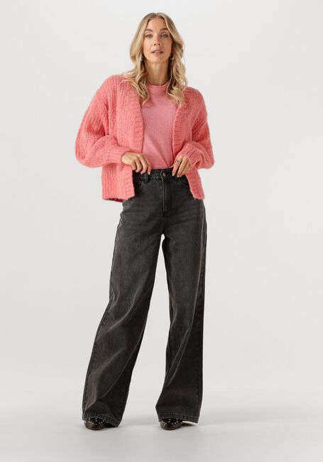 ROUGE EDIT Haut ROUKATE SS O-NECK KNIT en rose - large