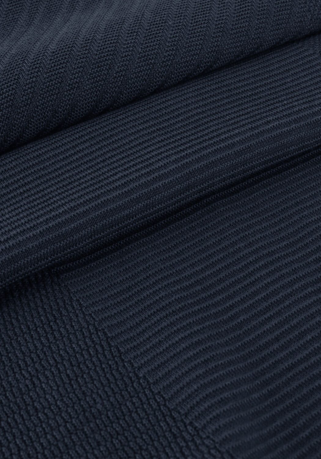 CAST IRON Pull CREWNECK COTTON MODAL Bleu fonc&eacute; - large