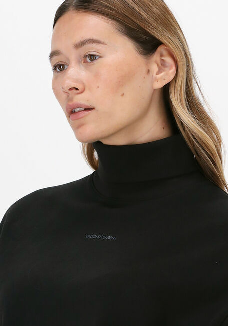 CALVIN KLEIN Col roulé LOGO TRIM ROLL NECK en noir - large