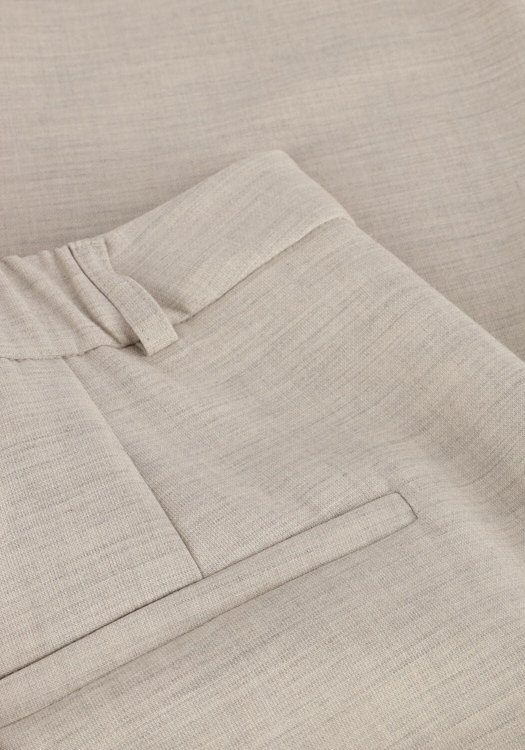 SELECTED WOMEN Pantalon SLFRITA-PAXA HW EXTRA WIDE PANT Cr&egrave;me - large