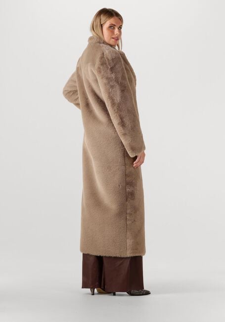 Beige IBANA Faux fur jas CAMIA - large