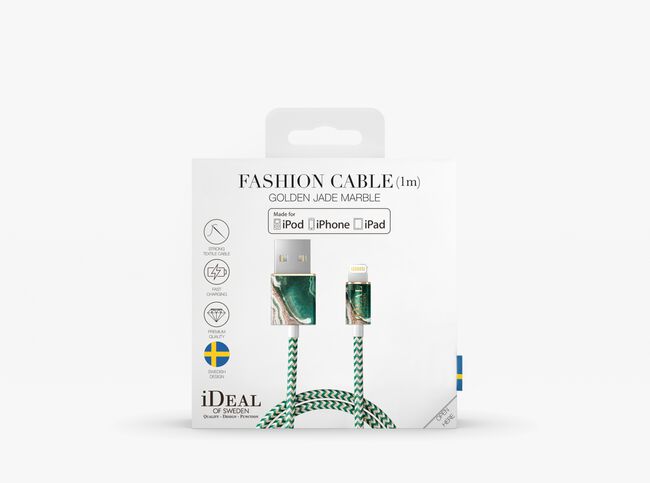 Groene IDEAL OF SWEDEN Oplaadkabel FASHION CABLE 1M - large
