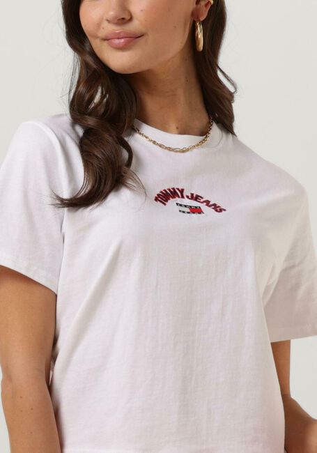 TOMMY JEANS T-shirt TJW CLS VARSITY PREP 2 TEE en blanc - large