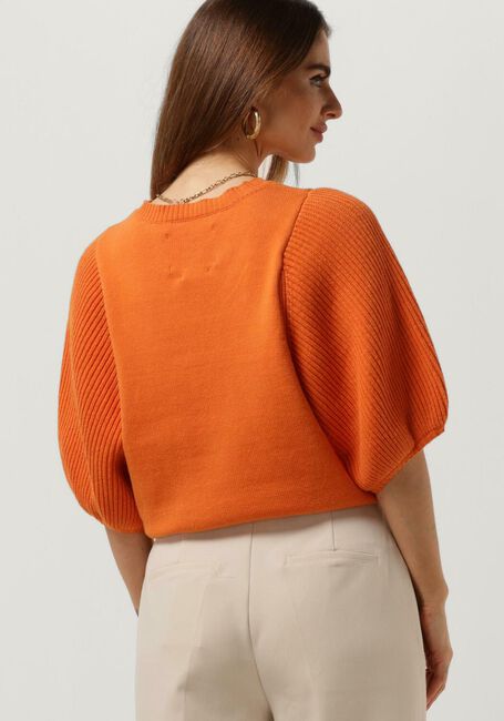 ANOTHER LABEL Pull AICHA KNITTED PULL en orange - large