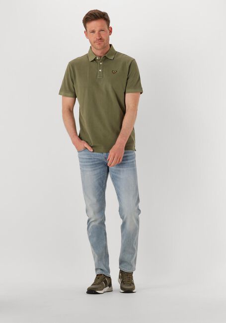 Olijf PME LEGEND Polo PIQUE GARMENT DYE - large