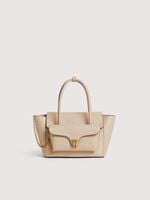 COCCINELLE DOUBLE BEAT Sac bandouli&egrave;re en beige - medium