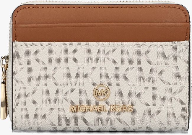 MICHAEL KORS SM ZA COIN CARD CASE Porte-monnaie en beige - large
