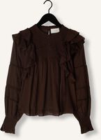 Bruine NEO NOIR  SARNA S VOILE BLOUSE Bruine NEO NOIR  SARNA S VOILE BLOUSE - medium
