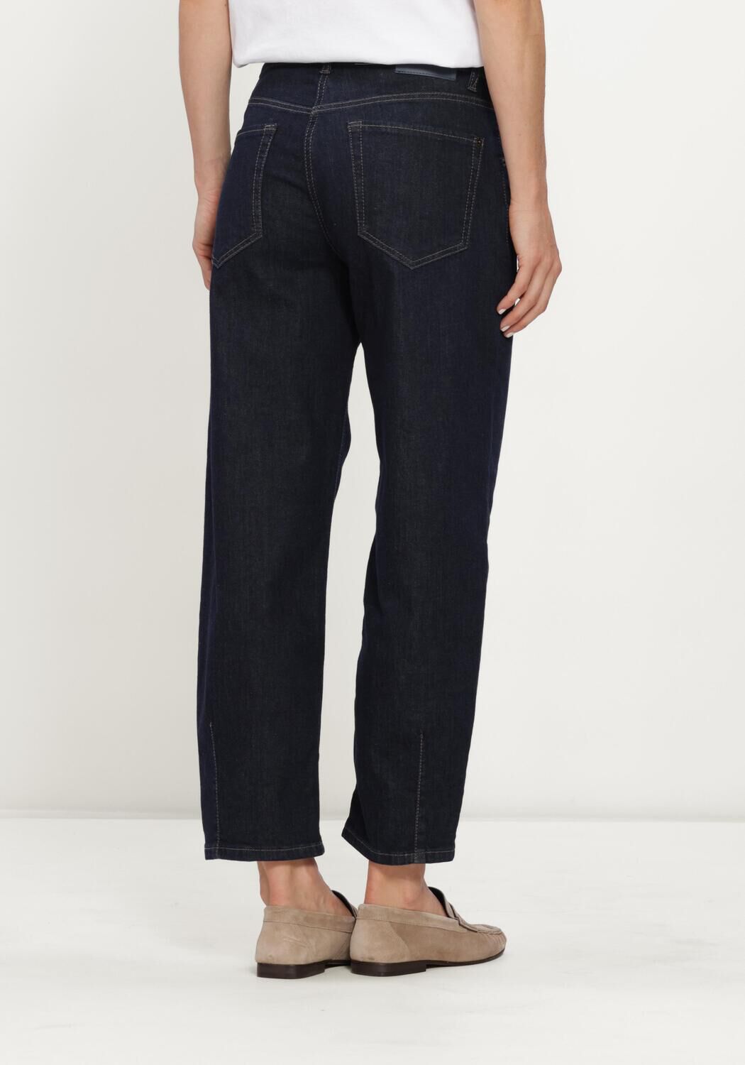 Blauwe CAMBIO Jeans ELIN DARK HR STRETCH BLUE DENIM - large