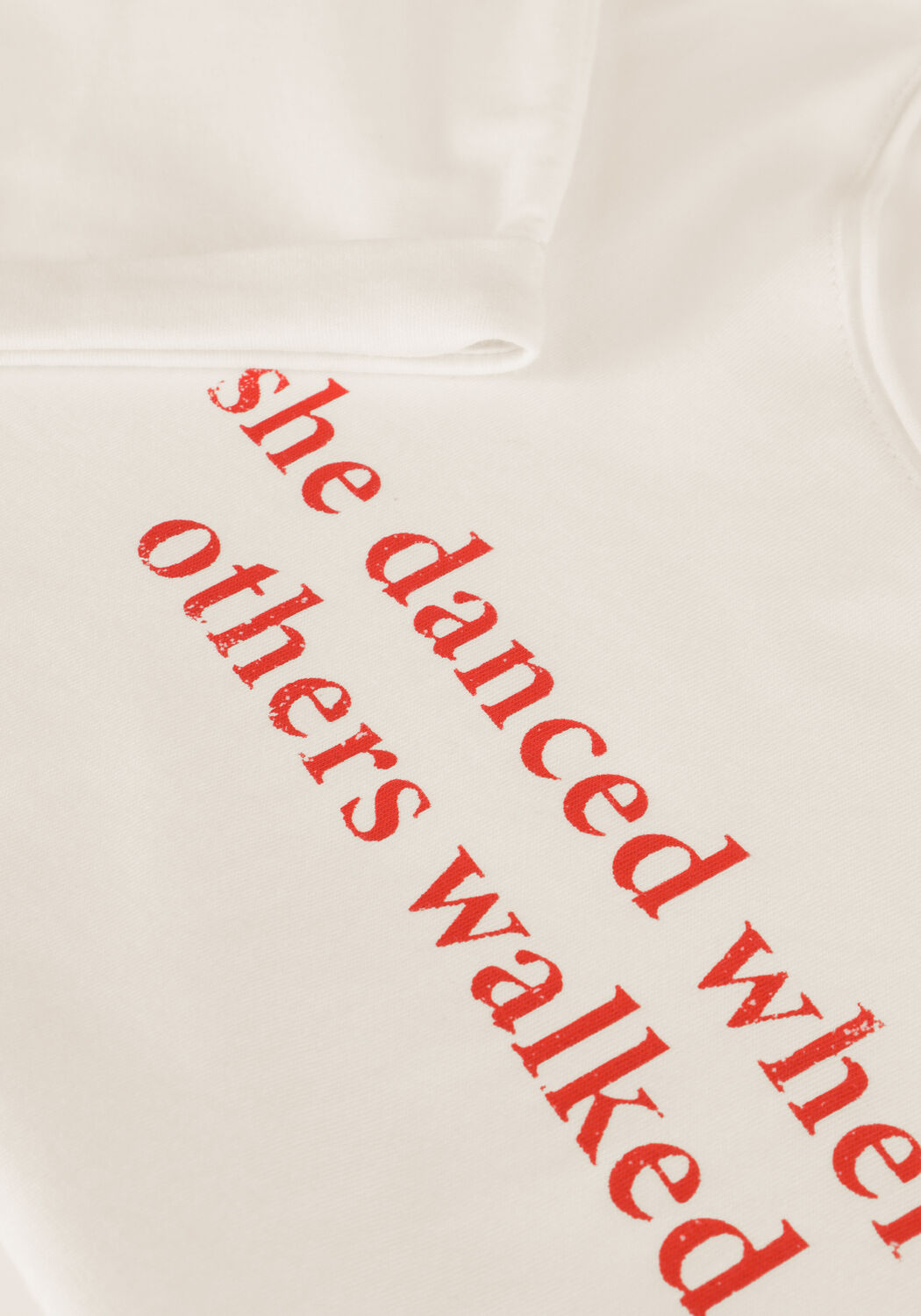 Witte AMMEHOELA T-shirt SUNNY - large