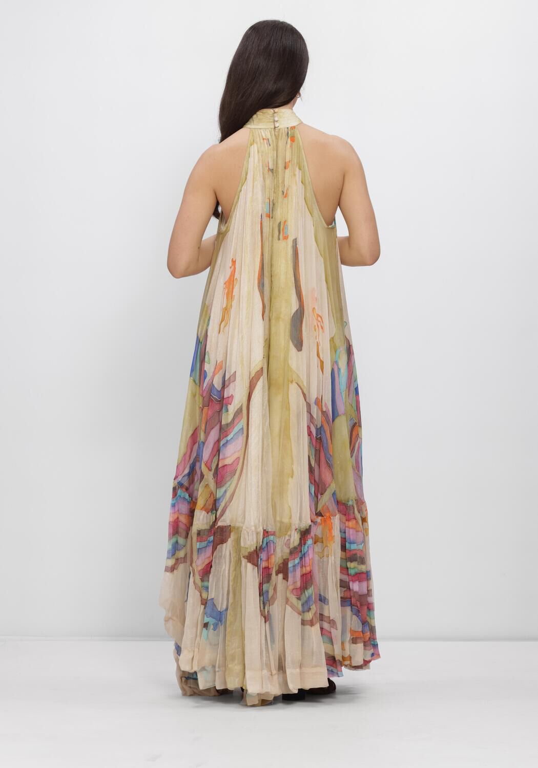 MES DEMOISELLES Robe maxi MALAR en rose - large