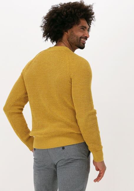 Gele SELECTED HOMME Trui SLHSENNI LS KNIT MOCK NECK W - large