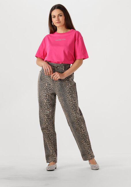 HARPER & YVE T-shirt RHINESTONE-SS en rose - large