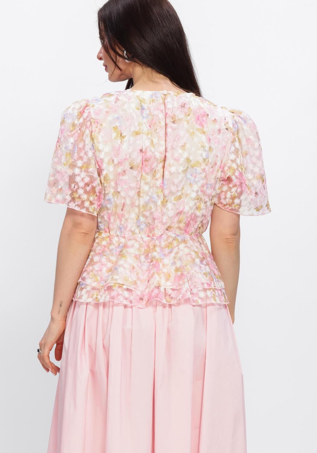 Y.A.S. YASLEANNA SS TOP NEW S. Hauts & T-shirts en rose - large