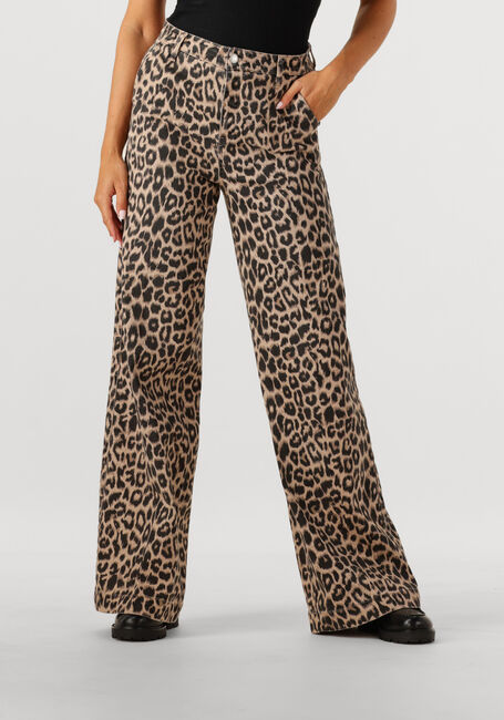 CATWALK JUNKIE Bootcut jeans TAILORED LEOPARD JEANS en marron - large
