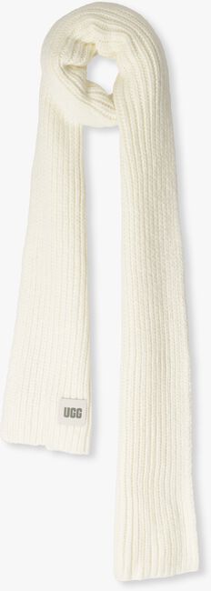 Witte UGG Sjaal CHUNKY RIB KNIT SCARF - large