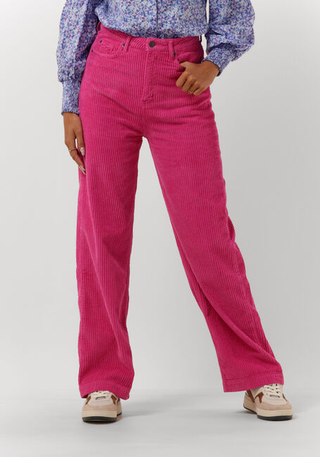 CO'COUTURE Pantalon large VIKA CORDUROY JEANS en rose - large