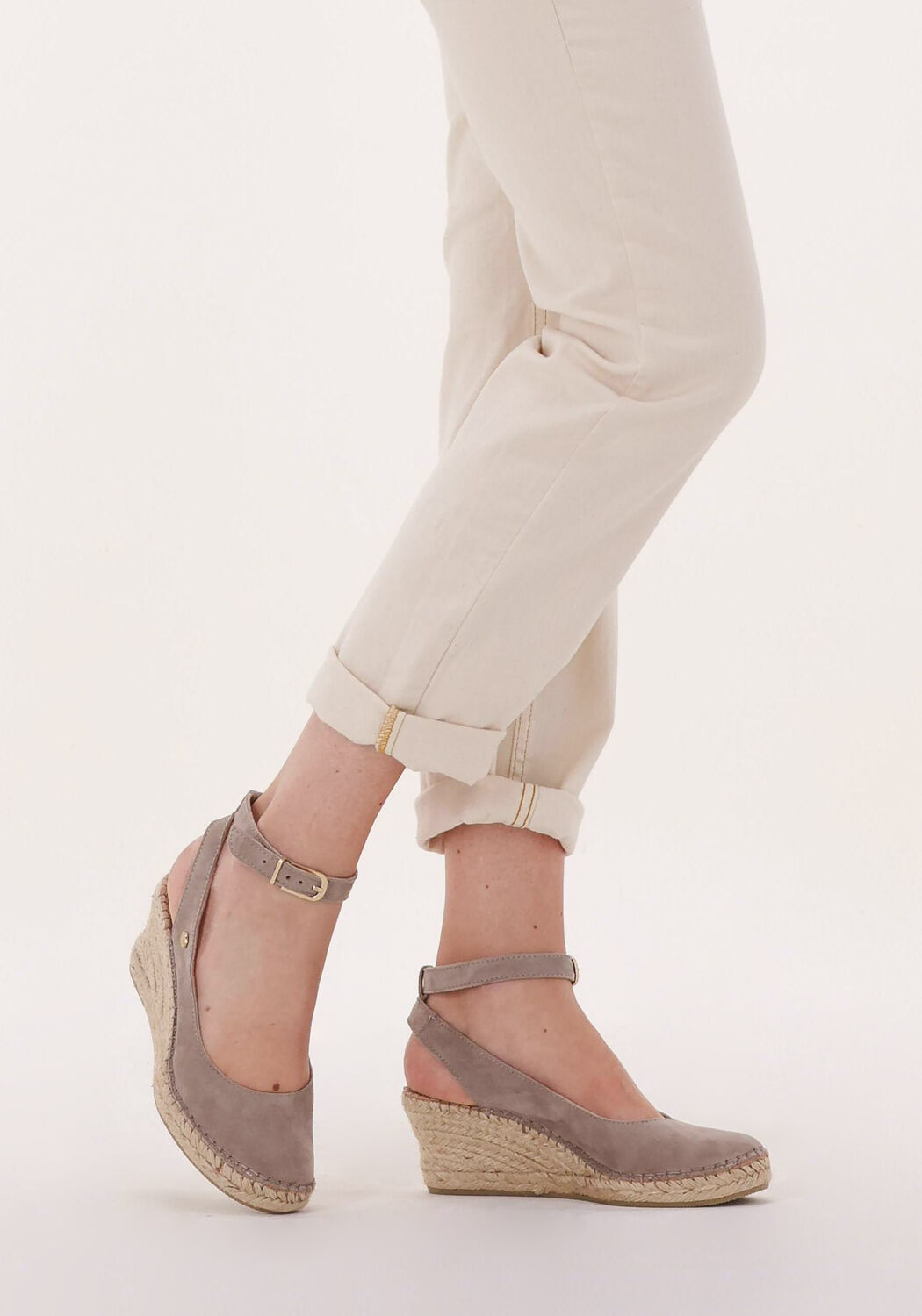FRED DE LA BRETONIERE 153010245 Espadrilles en taupe | Omoda