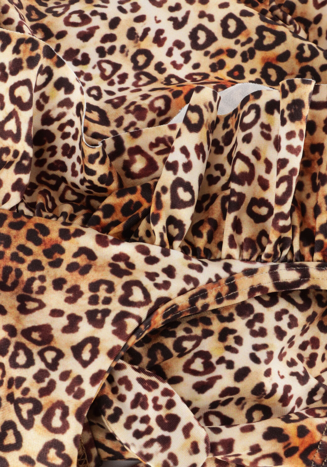 DAILY BRAT Maillots de bain ALISON HEART LEOPARD SWIMSUIT en marron - large