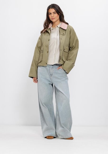 BARBOUR CROPPED BEADNELL CASUAL JACKET Vestes Olive - large